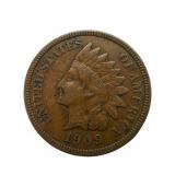 1909S Indian Head Penny Semi Key.