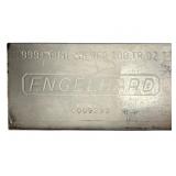 Englehard 100 ozt .999 fine Silver bar #C009293