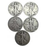 1927s, 1929d, 1943, 1938, 1935 Walking Liberty
