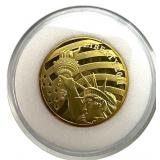 2011 Cook Islands $25 Statue of Liberty