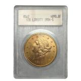1904 S US Liberty Head $20 Double Eagle