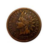 1877 Indian Head Penny Key Date.