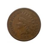 1877 Indian Head Penny Key Date.