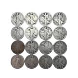 (11) 1917, (2) 1917d, (3) 1917s Walking Liberty