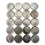 (19) 1964 90% Silver and  (1) 1966 40% Silver