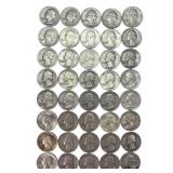 $10.00 face Washington Silver Quarters,