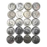 (19) 1964 90% Silver and (1) 1969 D 40% Silver