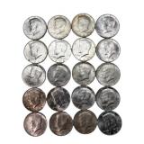 (19) 1964 90% Silver and (1) 1968 D 40% Silver