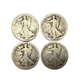 (2) 1916, (1) 1916d, (1) 1917s obv Walking Liberty