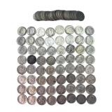 $9.90 face Roosevelt Silver Dimes, (99) Dimes