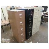 (4) Assorted File Cabinets
