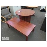 Round Table and Rectangular Table