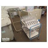 Cart with Cable Graders and Rolling Hangers Cart