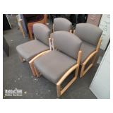 (4) Gray Chairs