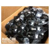 OFF-SITE (1) Box of Assorted Power Cords and USB C