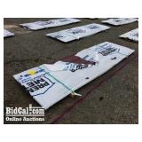 Assorted Burgundy Metal Roofing and Siding