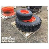 Assorted Kubota Wheel, Rims, and Tires