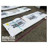 Assorted Red Metal Roofing and Siding