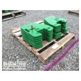 (14) John Deere Tractor Weights