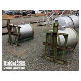 (2) Steel Tank with Stands