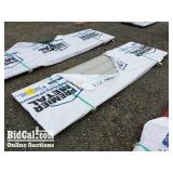 Assorted Gray Metal Roofing and Siding