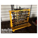 Custom Rolling Tool Rack with Tools