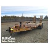 (DMV) 2001 Zieman Flatbed Trailer