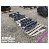 (2) Assorted Kubota Weight Brackets