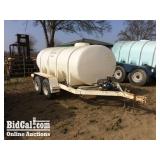 1,500 Gallon Poly Tank Trailer