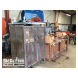 Work Bench and Cage with Contents