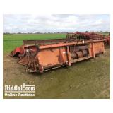 (2) Assorted Combine Headers Off Case Harvester