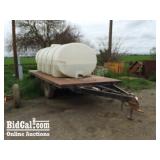 1,400 Gallon Poly Tank Trailer