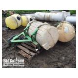 Assorted Poly Saddle Tanks