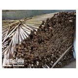 Quonset Hut of Tree Stakes