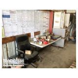 Very Large Lot of Shelving Units, Chairs, and More