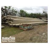 Approximately (175) Assorted 8' Aluminum Pipe with