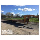 (DMV) Gooseneck Flatbed Trailer