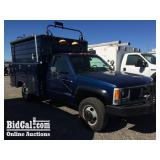 (DMV) 1993 Chevrolet 3500 Sierra Utility Truck