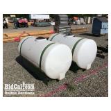 (2) John Deere Saddle Tanks