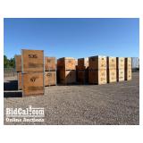 (48) Wooden Bins