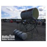 Assorted Tanks with Stand