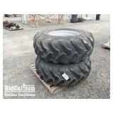 (2) Massey Ferguson 19.5/24R4 Tires and Rims
