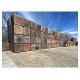 OFF-SITE (40) Wood Nut Bins