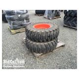 (2) New Kubota R4 12.5 80-18 Tires and Rims