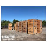 (48) Wooden Bins