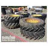 Set of (8) Tractor Tires