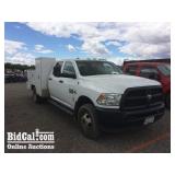 (DMV) 2014 Dodge Ram 3500 HD Utility Truck