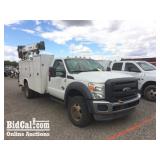 (DMV) 2013 Ford F- 550 Power Stroke Utility Truck