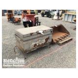 68" Skid Steer Bucket Attachment and Tool Boxes