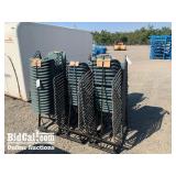 Assorted Chairs with Roller Racks